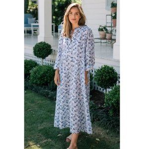 Thierry Colson Cotton-voile Maxi Dress XS